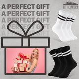 CityComfort Socks Women Multipack of Stretchy Breathable Calf Length Crew Socks