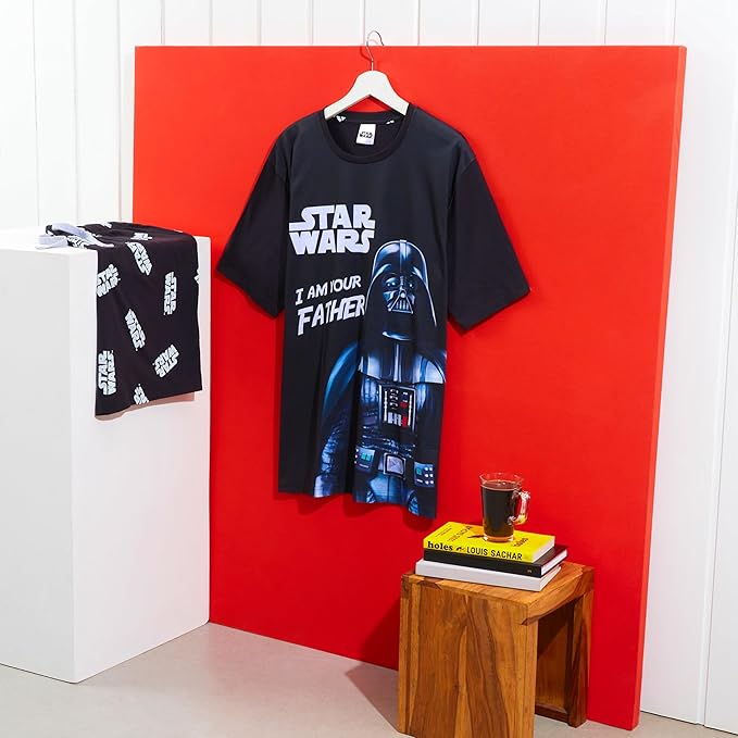 Disney Star Wars Mens Pyjamas Set Short PJs Soft Breathable Nightwear Loungewear Comfy Jammies Funny Sleepwear Baby Yoda Dad Gifts for Men - Get Trend