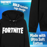 Fortnite Hoodie for Boys - Official Gaming Jumper Kids Clothes with Hood - Get Trend