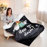 FRIENDS Electric Blanket 230x265cm, King Size Soft & Luxurious Sherpa Fleece Heated Blanket - Get Trend