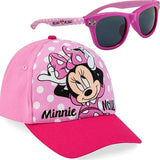 Disney Stitch Sunglasses Baseball Cap Girls Accessories Set Summer Lightweight Sun Hat UV400 Kids Sunglasses Beach Holiday