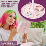 Get Trend Hello Kitty Sanrio Makeup Mirror, Vanity Battery Operated Portable