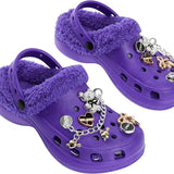 CityComfort Girl's Clogs Fleece Lined Clogs