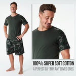 CityComfort Mens Pyjamas, Men's Short PJs, Lounge Wear Set for Men - Get Trend