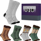 Marvel Groot Socks for Men & Teens UK Size 6.5-10.5, Pack of 5 Soft Casual Socks