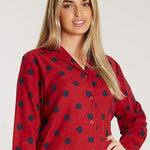 CityComfort Ladies Pyjamas, Button Up PJs for Women, Brushed Cotton Pyjama Set - Get Trend