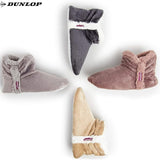 DUNLOP Women Bootie Slippers, Ladies Quality Ankle Slippers Memory Foam