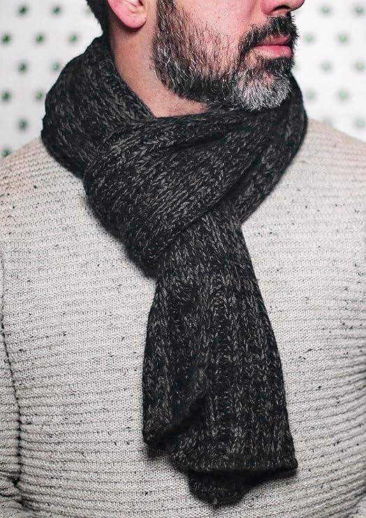 CityComfort Mens Knitted Scarf, Soft Cosy Winter Neck Scarf - Gifts for Men - Get Trend