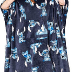 Disney Stitch Blanket Hoodie for Women and Teenagers - Get Trend