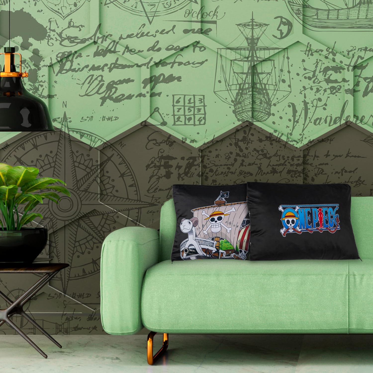 One Piece Decorative Cushion Cover Set of 2, 50 x 30cm and 35 x 35cm, Kids Gifts - Get Trend
