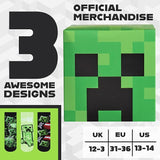 Minecraft Boy's Calf Socks Multipack