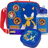 Get Trend Sonic The Hedgehog Lunch Bag Set for Kids 3 Pcs with Snack Lunch Box