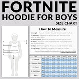 Fortnite Hoodie for Boys - Official Gaming Jumper Kids Clothes with Hood - Get Trend