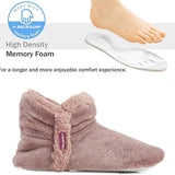 DUNLOP Women Bootie Slippers, Ladies Quality Ankle Slippers Memory Foam