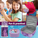 Get Trend Disney Frozen Lunch Bag Set for Kids 3 Pcs with Snack Lunch Box