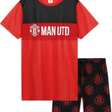 Get Trend Pyjamas for Boys Teens Short Football PJs Set Breathable Nightwear Loungewear