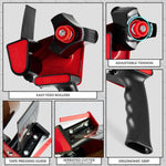 DECO EXPRESS Packaging Tape Dispenser Gun and 6 Rolls Parcel Tape Strong Brown - Get Trend