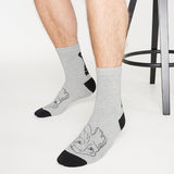 Marvel Groot Socks for Men & Teens UK Size 6.5-10.5, Pack of 5 Soft Casual Socks