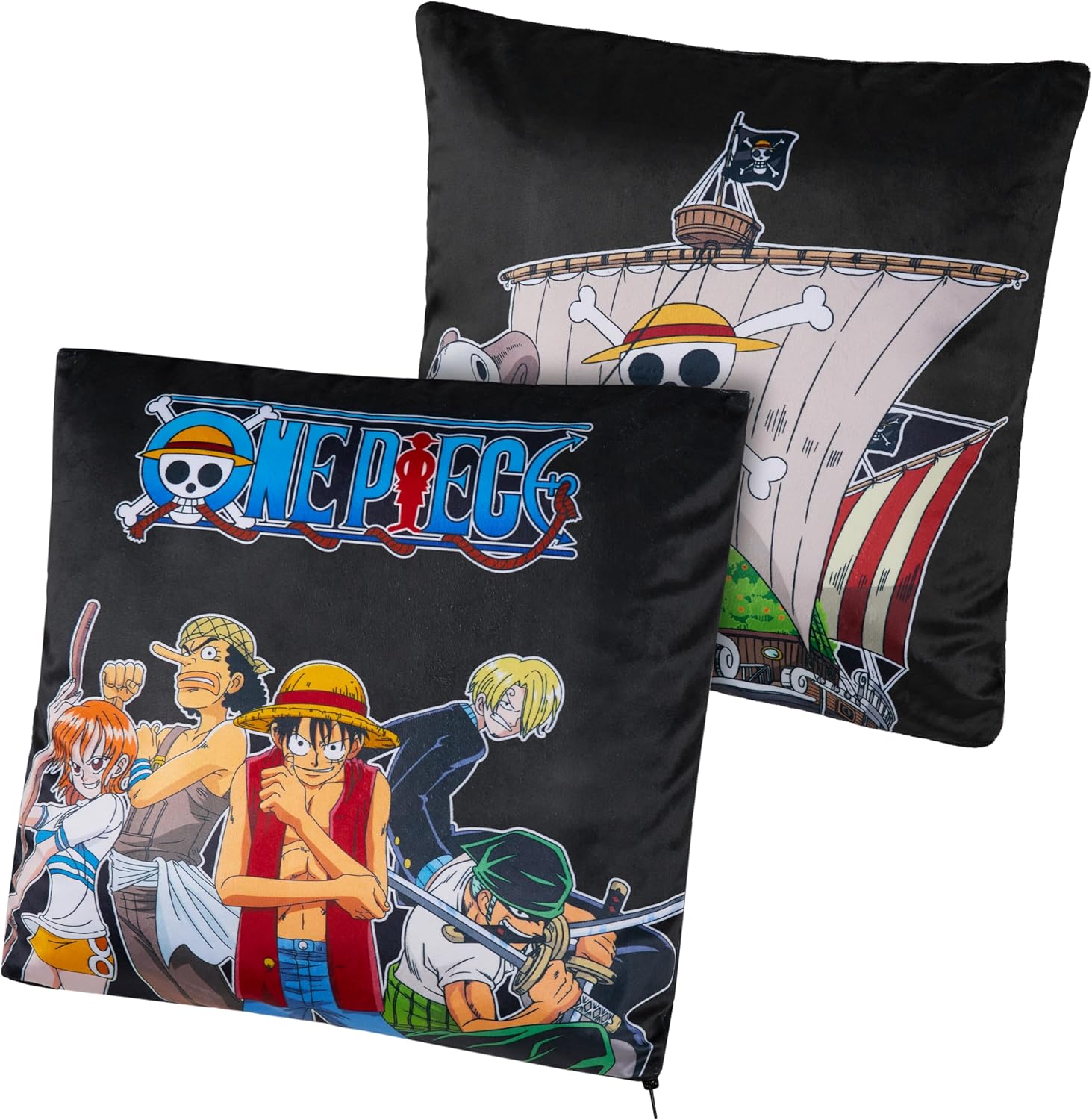 One Piece Decorative Cushion Cover Set of 2, 50 x 30cm and 35 x 35cm, Kids Gifts - Get Trend