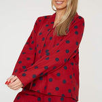 CityComfort Ladies Pyjamas, Button Up PJs for Women, Brushed Cotton Pyjama Set - Get Trend