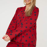 CityComfort Ladies Pyjamas, Button Up PJs for Women, Brushed Cotton Pyjama Set - Get Trend