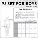 Get Trend Pyjamas for Boys Teens Short Football PJs Set Breathable Nightwear Loungewear