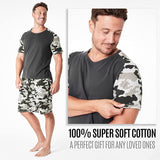 CityComfort Mens Pyjamas, Men's Short PJs, Lounge Wear Set for Men - Get Trend