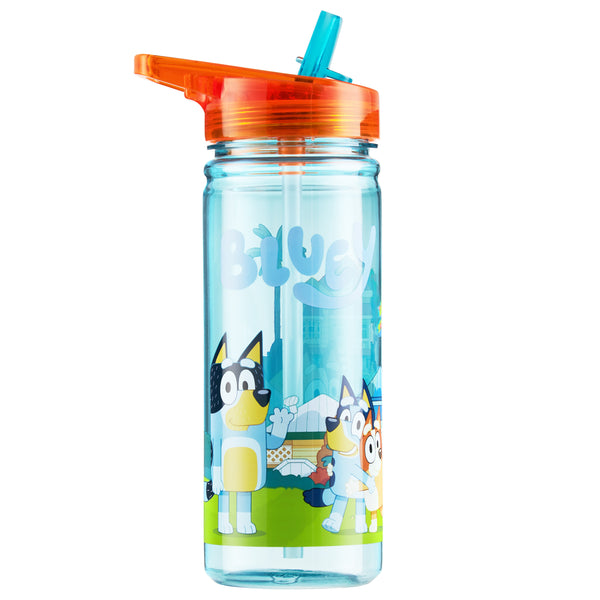 Bluey Water Bottle Kids 580ml Water Bottle with Straw BPA Free - Get Trend