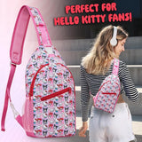 Get Trend Hello Kitty Cross Body Bag Girls Teens Travel Bag