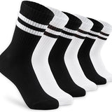 CityComfort Socks Women Multipack of Stretchy Breathable Calf Length Crew Socks
