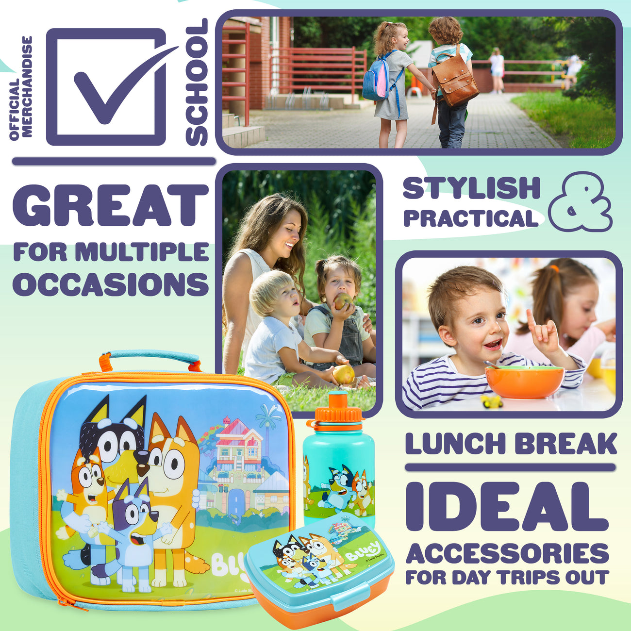 Buy Zak Bluey Lunch Bag, Lunch boxes, Argos in 2023