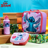 Disney Stitch Kids Lunch Box 3 Piece Set Insulated Lunch Bag Snack Box BPA Free 430ml Water Bott - Get Trend