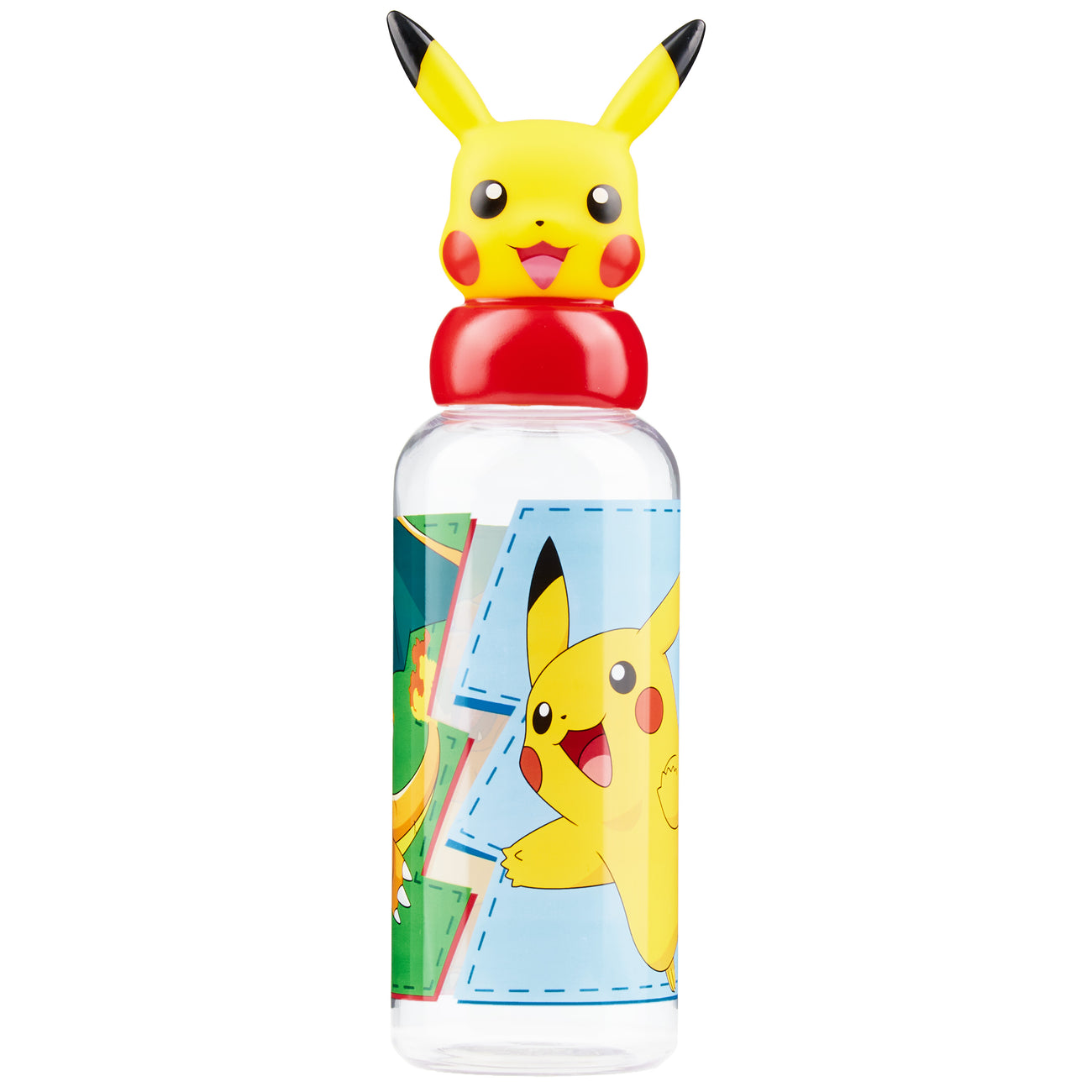 560ML Pokemon Anime Water Bottle Pikachu kawaii kids Portable Plastic Water  Glass Pokemon Adult High Capacity Sports Water Cup