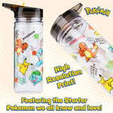 Pokemon Water Bottle for Kids 580ml Plastic Water Bottle with Straw - Get Trend