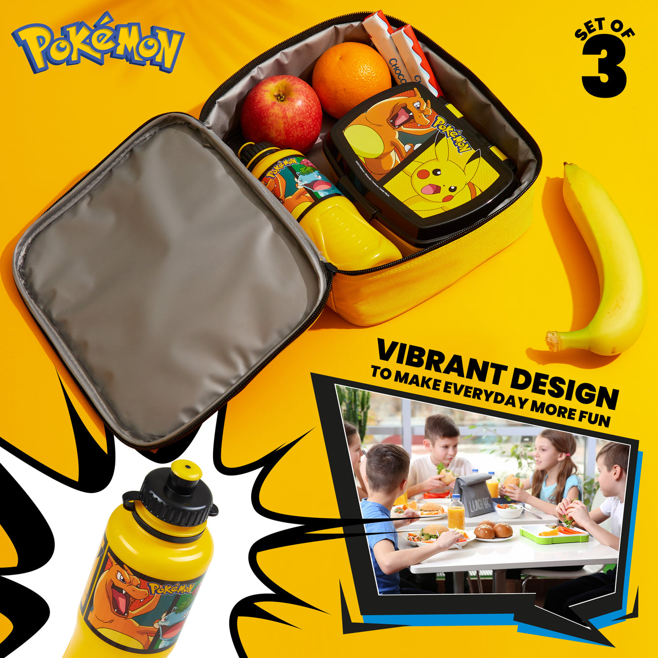 Pokémon Pikachu GoGo Lunch Box
