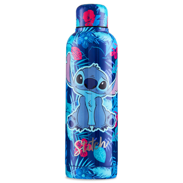 Disney Stitch Insulated Water Bottle - 515ml Stainless Steel Metal Drinks Bottle
