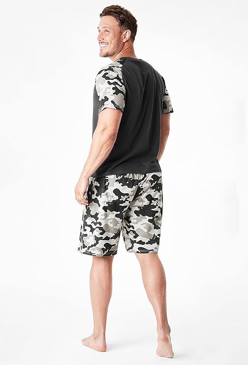 CityComfort Mens Pyjamas, Men's Short PJs, Lounge Wear Set for Men - Get Trend