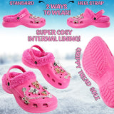 CityComfort Girl's Clogs Fleece Lined Clogs