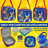 Get Trend Sonic The Hedgehog Lunch Bag Set for Kids 3 Pcs with Snack Lunch Box