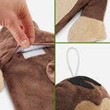 Hot Water Bottle with  Monkey Fleece Cover 1 Litre Capacity Natural Rubber Hot Water Bottle - Get Trend