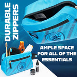 Manchester City F.C. Toiletry Bags for Men, Hanging Wash Bag with Zipped Pocket - Get Trend