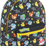 Pokemon Backpack for Kids Teenagers Pikachu Rucksack School Bag with Zipped Pockets