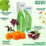 Haemorrhoid Cream - 2 Pack Fissure Cream Relieves Discomfort and Soothes Itching - Get Trend