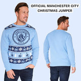 MANCHESTER CITY FC Christmas Jumpers for Men Teenagers