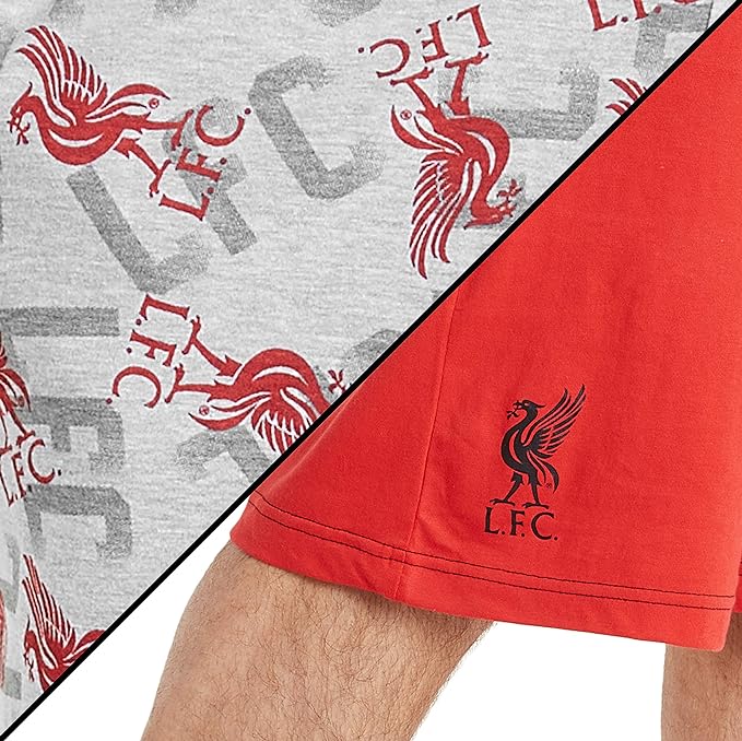 Liverpool F.C. Football Shorts, Casual Bottoms with Elastic Waist for Men - Get Trend