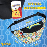 Pokemon Bum Bag for Boys and Girls Pikachu Lightweight Adjustable Fanny Pack Waist Bag - Get Trend