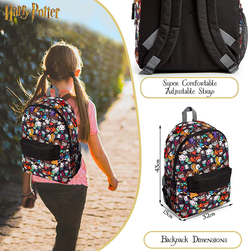 Harry Potter Large Backpacks Character Print School Bag for Boys Girls Teenagers - Get Trend