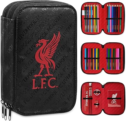 Liverpool F.C. Pencil Case Filled with Stationery Set School Supplies Pen Case - Get Trend