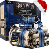 Harry Potter Electric Blanket 130x160cm, Single Size Soft & Luxurious Sherpa Fleece Heated Blanket - Get Trend