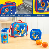 Get Trend Sonic The Hedgehog Lunch Bag Set for Kids 3 Pcs with Snack Lunch Box